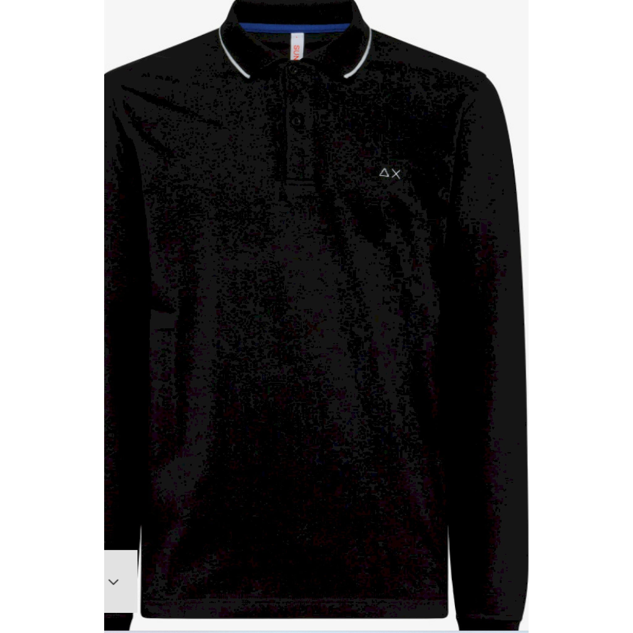 Sun 68 polo small stripes m/lunga