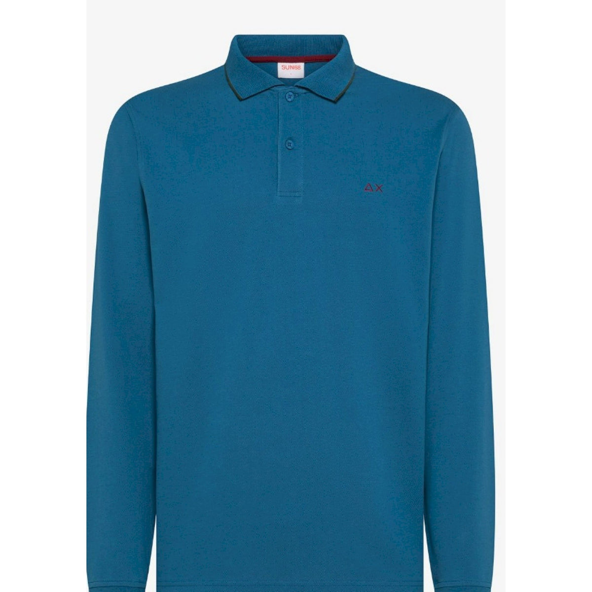 Sun 68 polo small stripes m/lunga