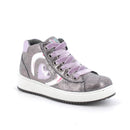 Sneakers da bambina grigio metal