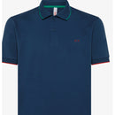 Sun 68 polo small stripe on collar