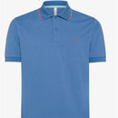 Sun 68 polo small stripe on collar