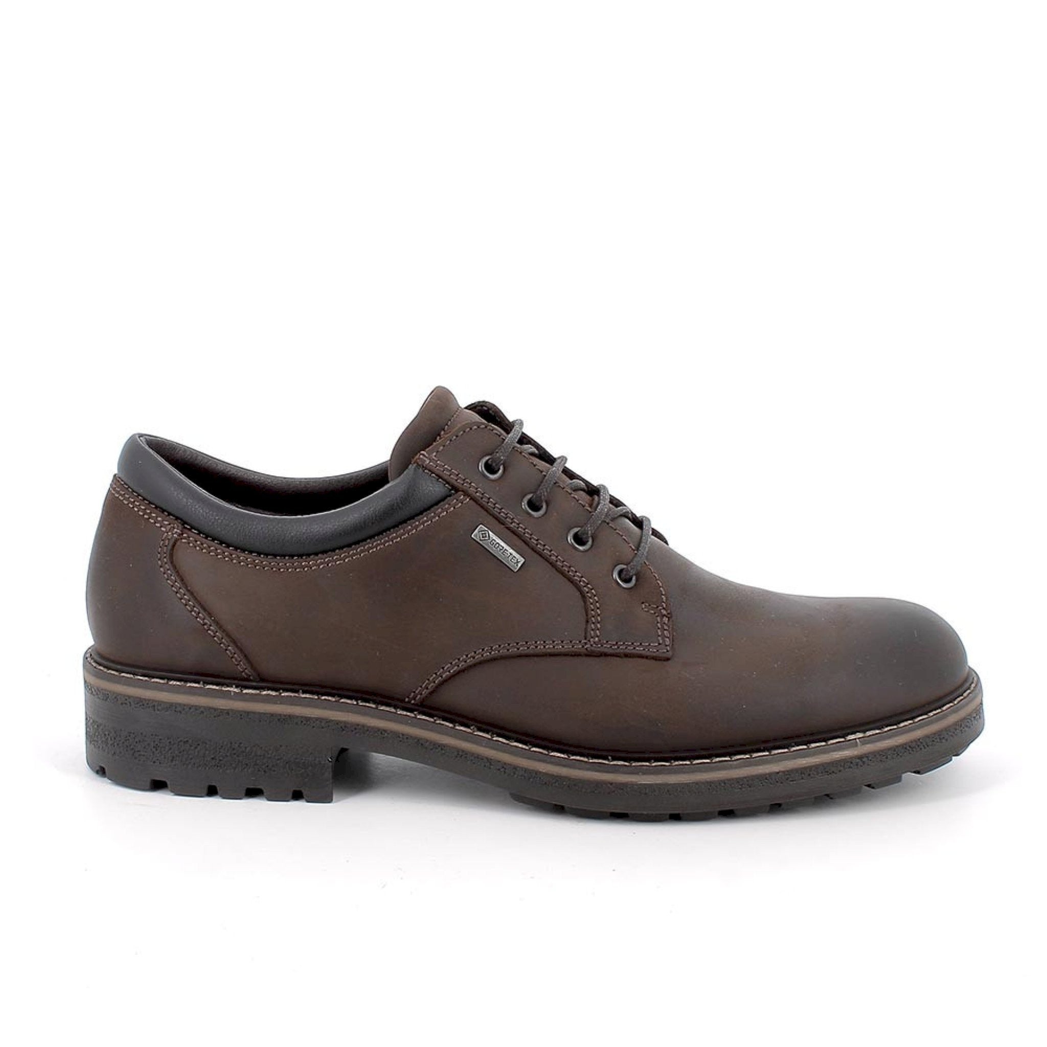 Stringate gore-tex da uomo marrone con lacci