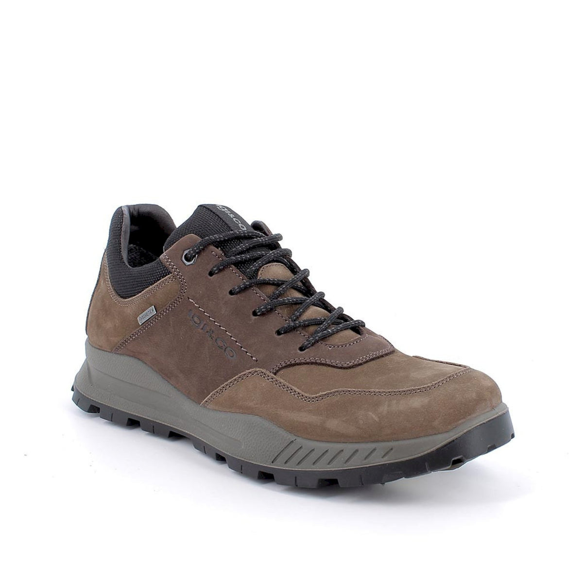 Sneakers gore-tex da uomo marrone con lacci