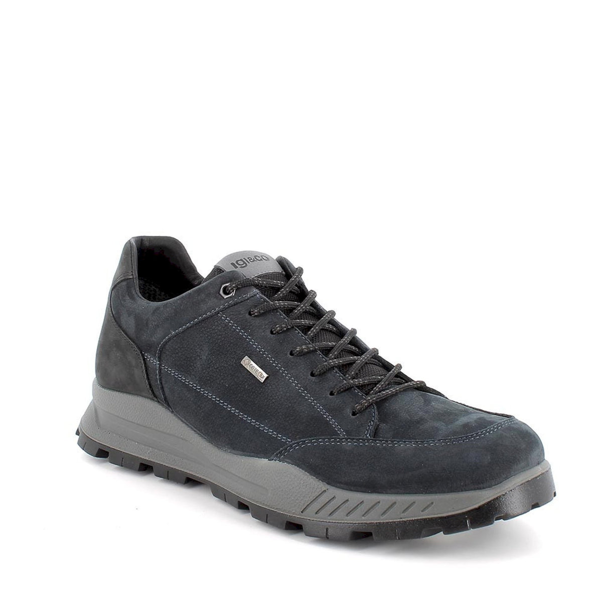 Sneakers gore-tex da uomo blu con lacci