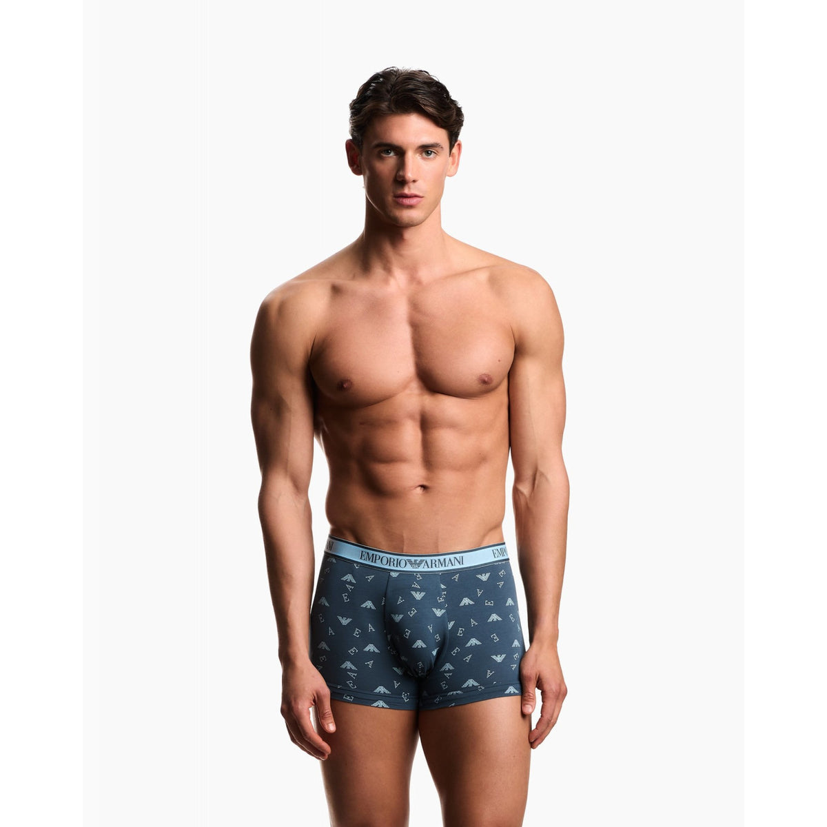 Pack 3 parigamba core logoband emporio armani underwear in cotone elasticizzato