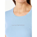 Armani t-shirt scritta brillantini