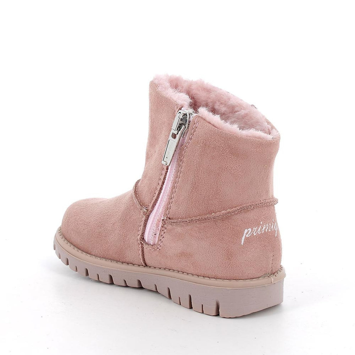 Stivaletti da bambina rosa con zip