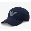 Armani cappello visiera aquila ricamo
