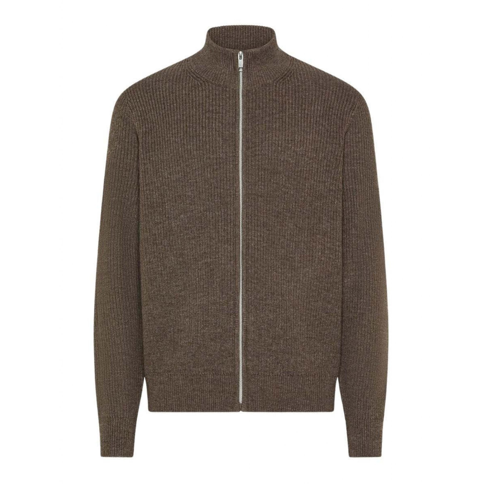 Sun 68 - sun 68 cardigan in lana e cashmere a coste