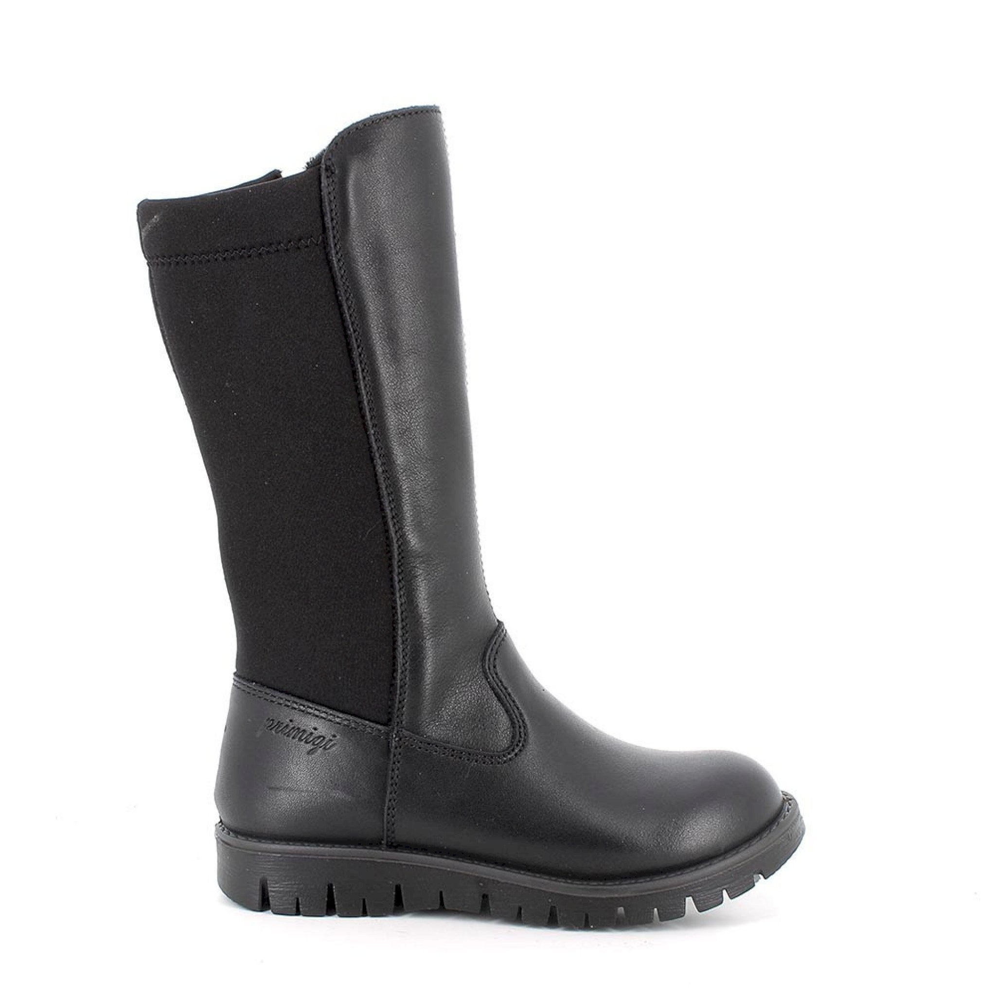 Stivali da bambina nero con zip