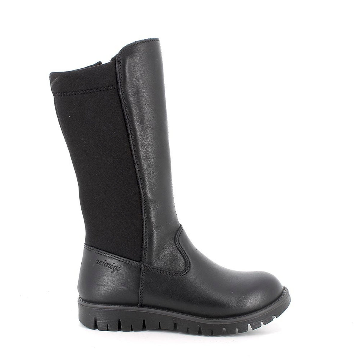 Stivali da bambina nero con zip
