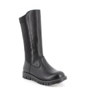 Stivali da bambina nero con zip