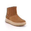 Stivaletti gore-tex da bambina marrone con zip