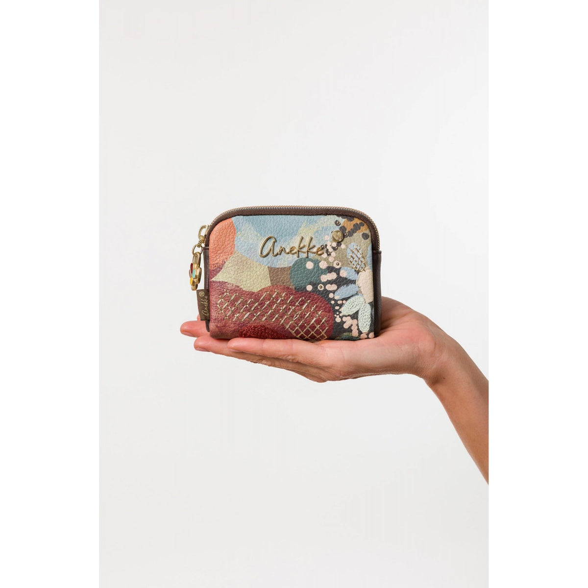 Anekke - portamonete piccolo anekke blossom con zip