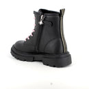 Anfibi da bambina nero con zip