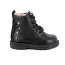 Anfibi da bambina nero con zip