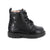 Anfibi da bambina nero con zip
