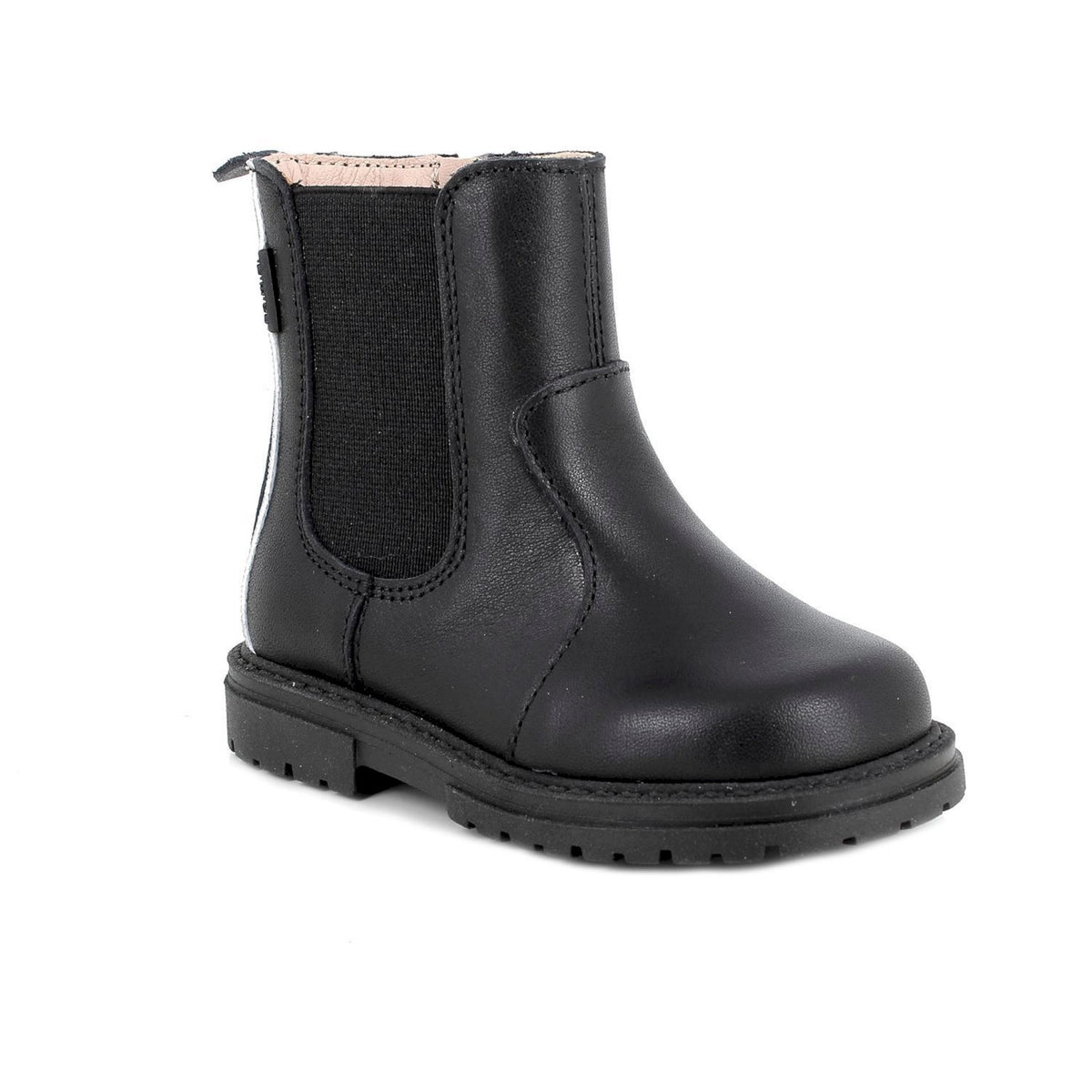 Stivaletti da bambina nero con zip