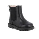 Stivaletti da bambina nero con zip