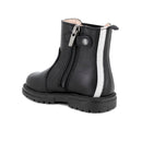 Stivaletti da bambina nero con zip