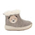 Stivaletti da bambina beige con zip