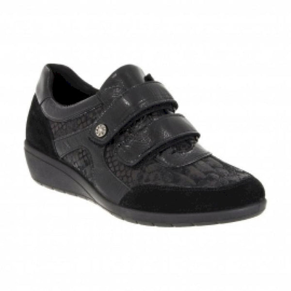 Scarpa zeppa 2 velcri