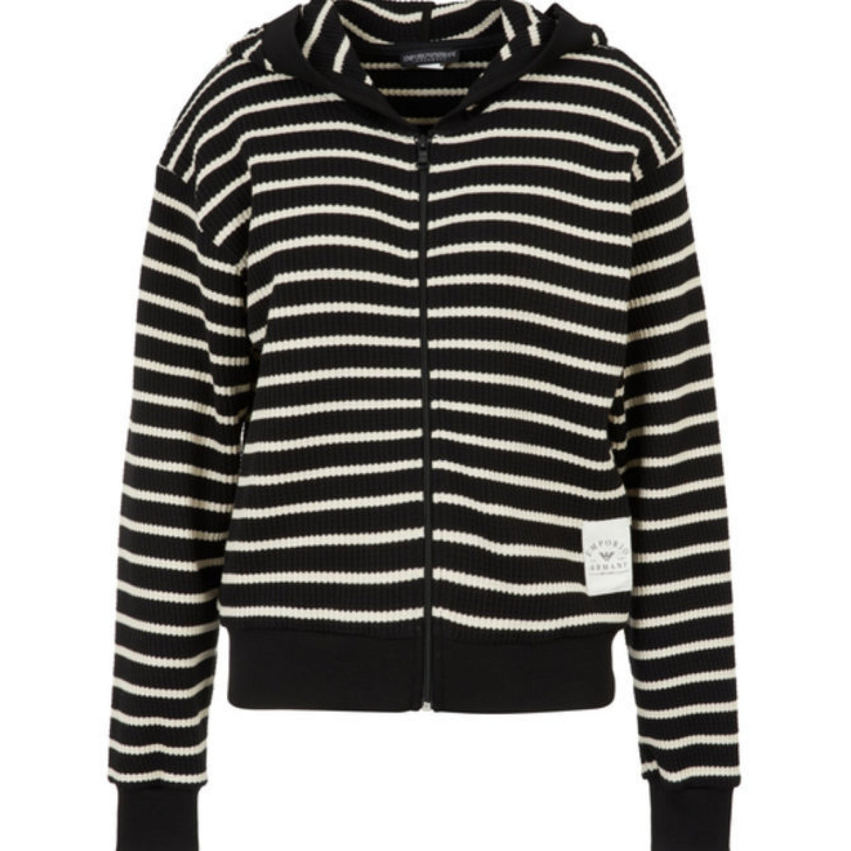 Armani felpa fullzip rigato