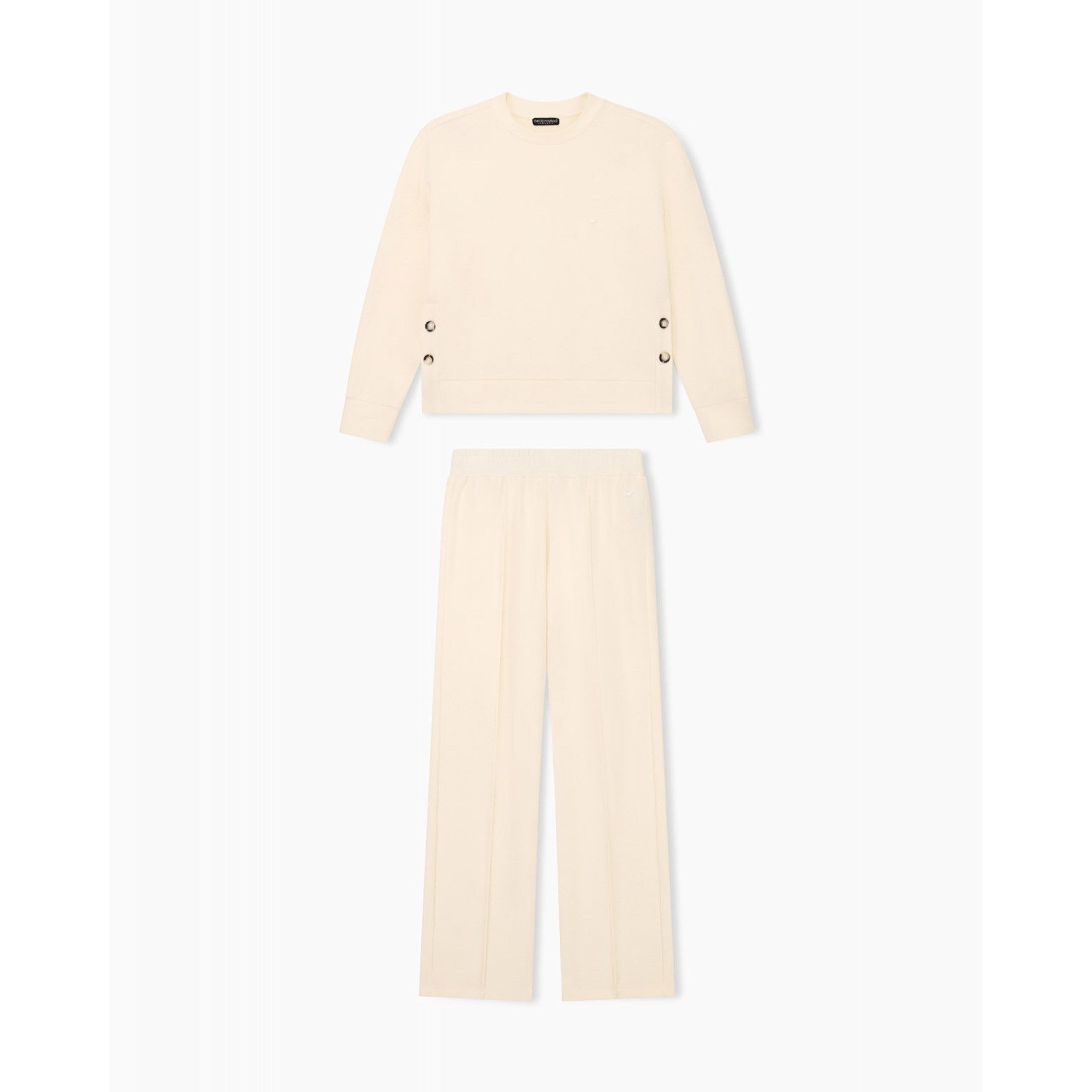 Emporio armani tuta girocollo costine
