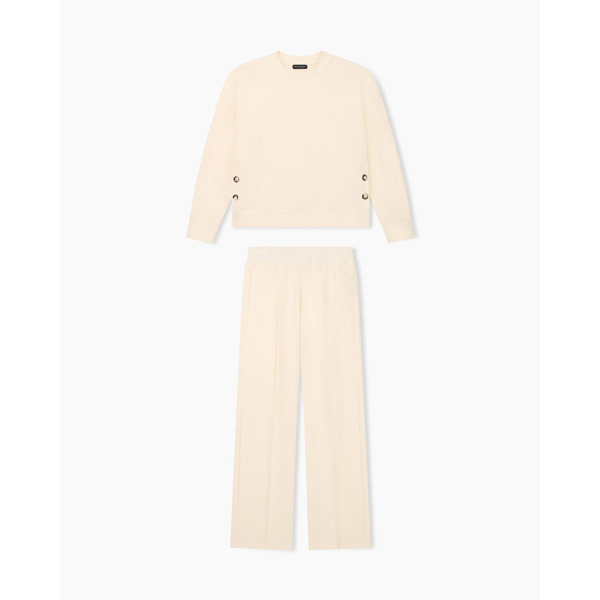 Emporio armani tuta girocollo costine