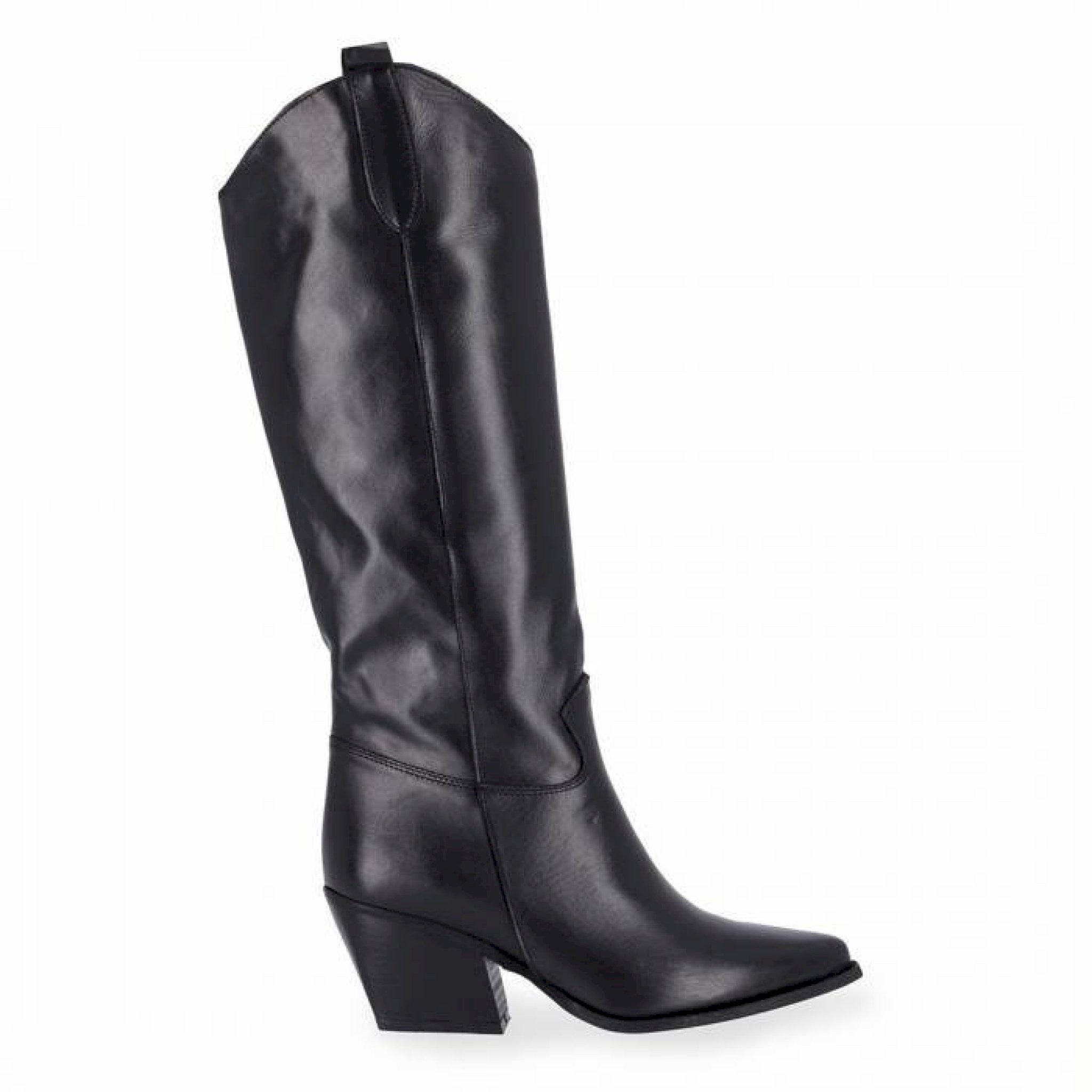 Stivale texano in pelle f.gomma