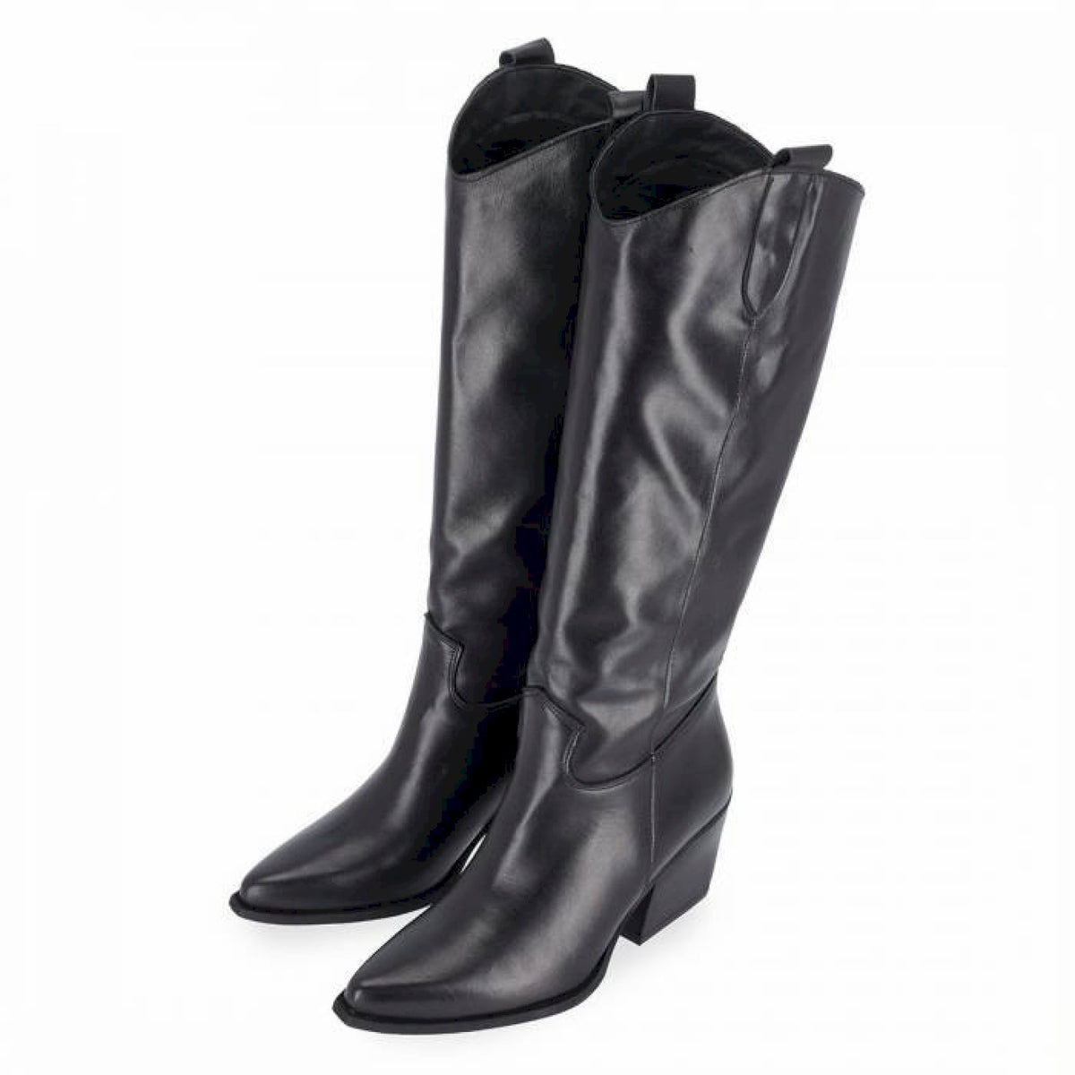 Stivale texano in pelle f.gomma