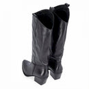 Stivale texano in pelle f.gomma