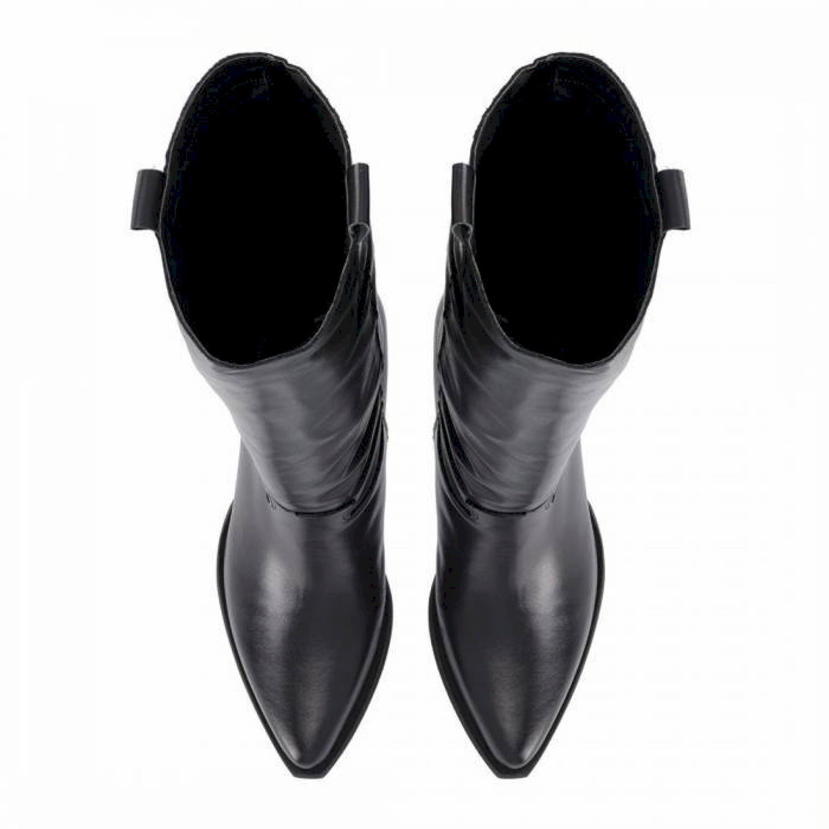 Stivale texano in pelle f.gomma