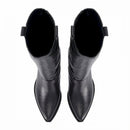 Stivale texano in pelle f.gomma