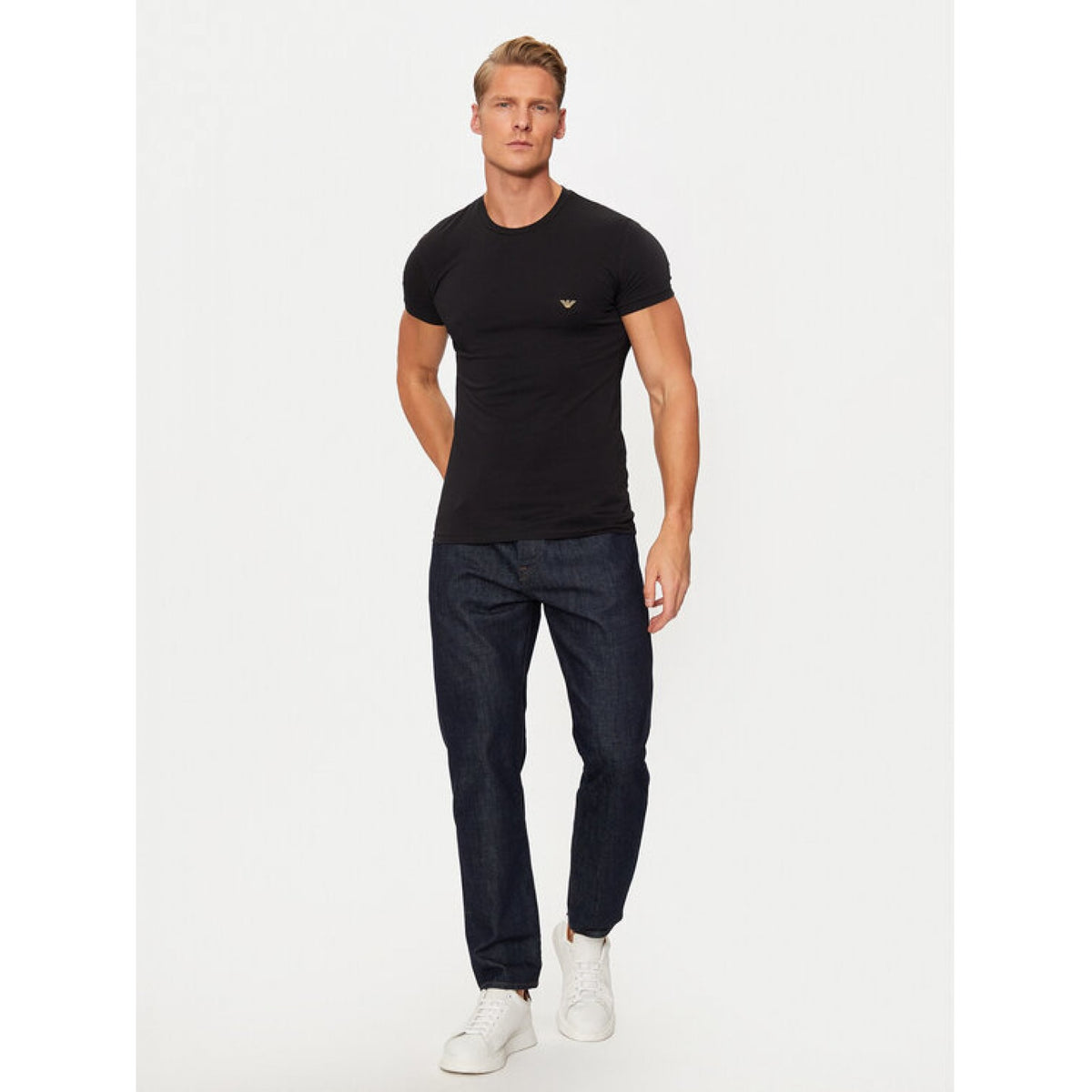 Emporio armani maglia logo piccolo