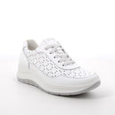 Scarpe con zeppa in pelle da donna