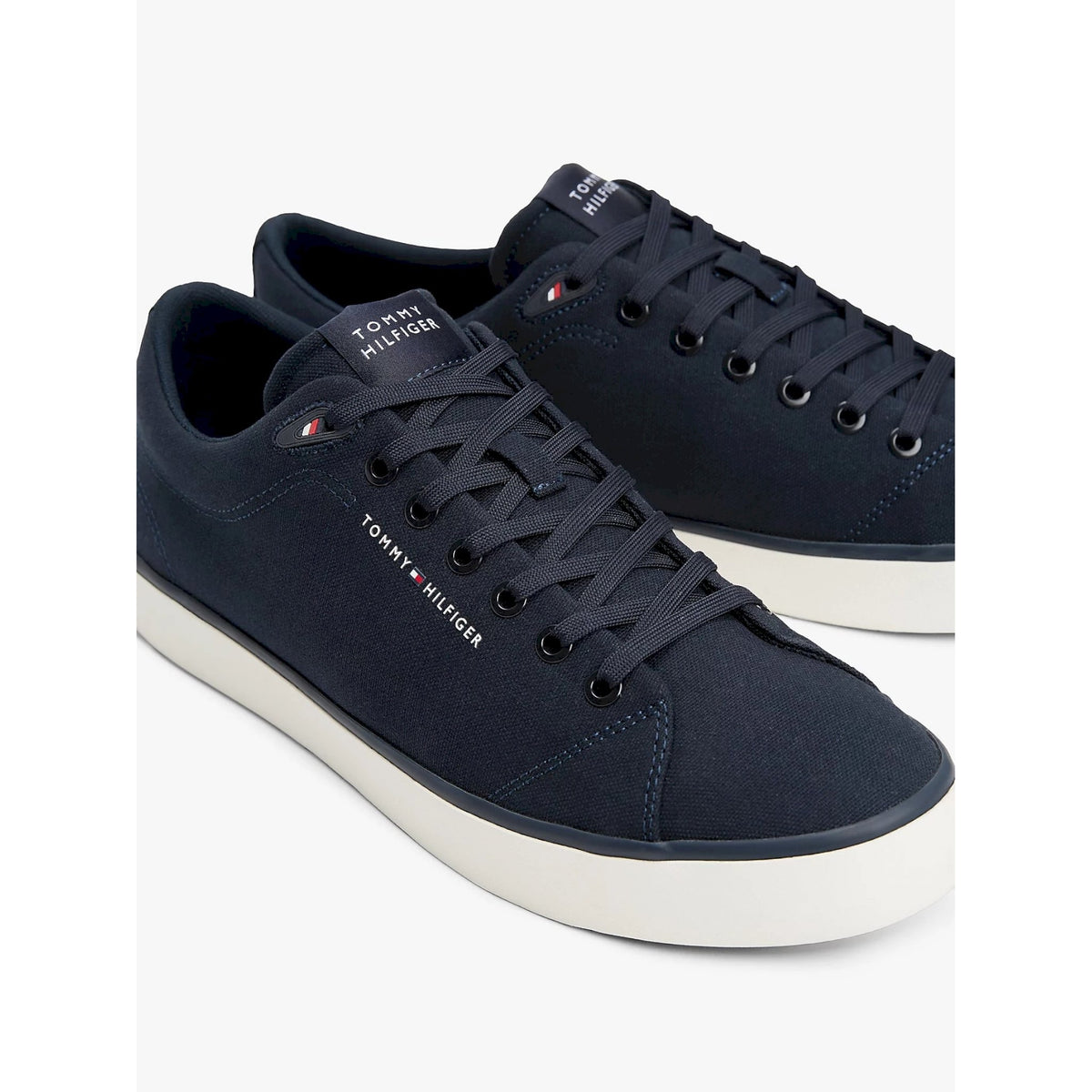 Sneakers essential stringate in tela