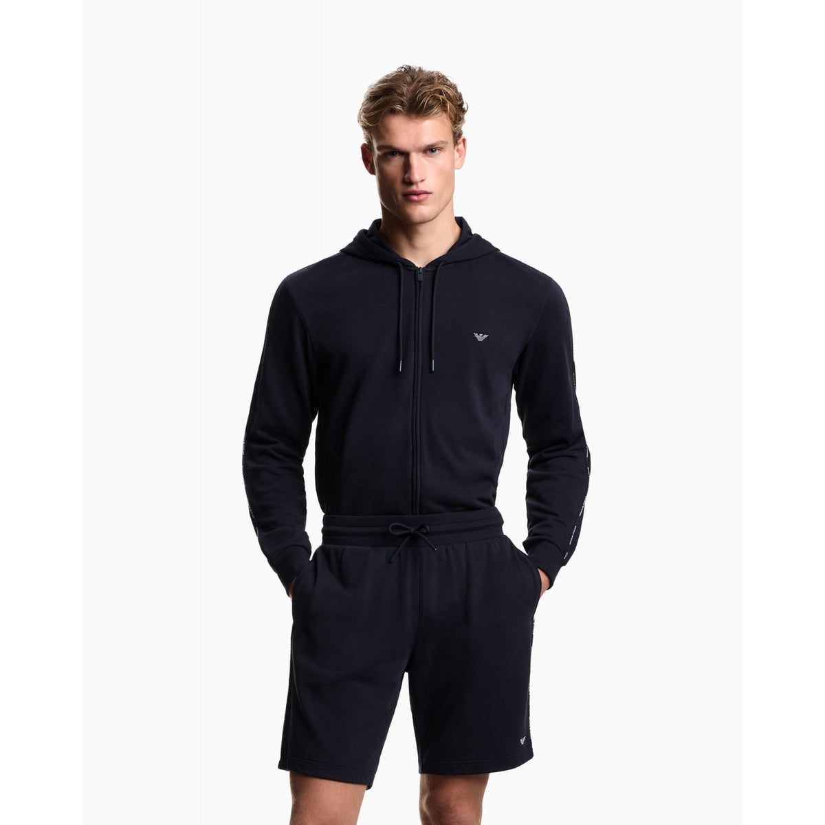 Bermuda loungewear emporio armani underwear con banda logata
