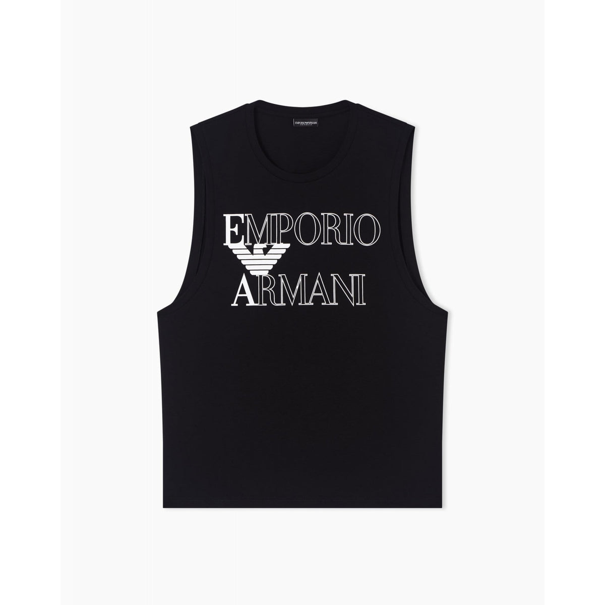 Canotta beachwear emporio armani underwear con maxi logo