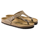 Birkenstock gizeh oiled leather tabacco brown calzata normale