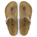 Birkenstock gizeh oiled leather tabacco brown calzata normale