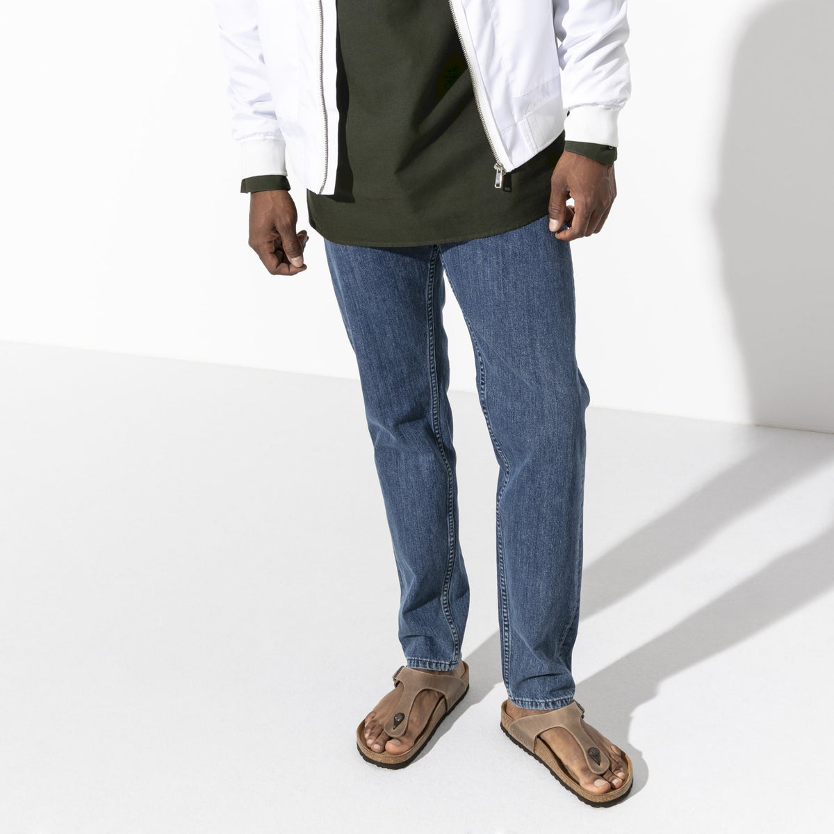 Birkenstock gizeh oiled leather tabacco brown calzata normale