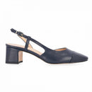 Sling back con puntale e tacco