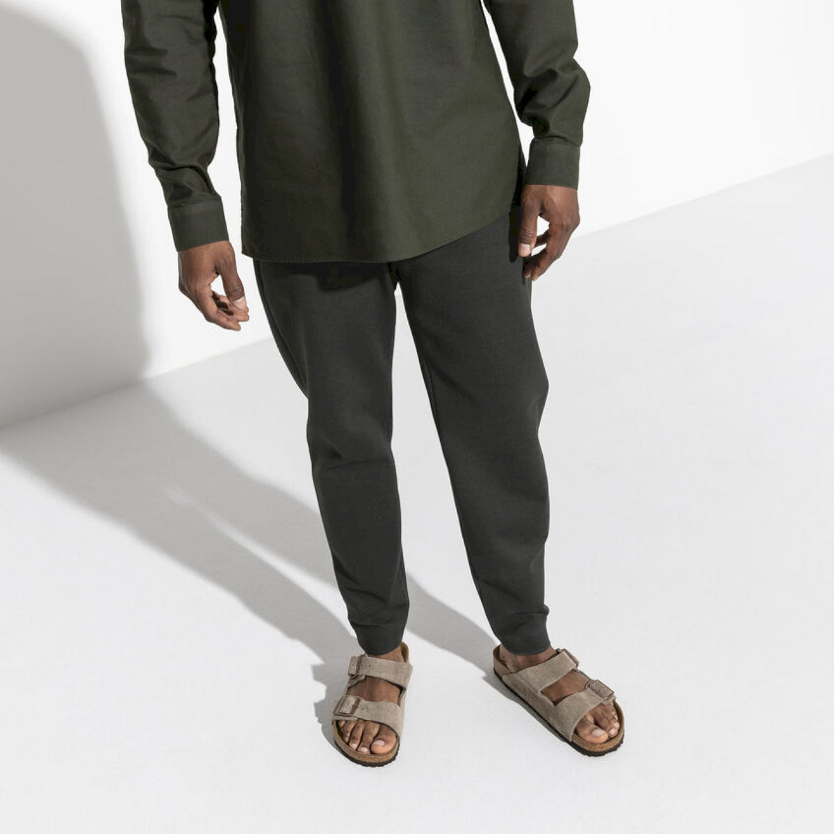 Arizona sfb  taupe suede leather calzata stretta