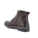 Scarponcini gore-tex in pelle da uomo nero