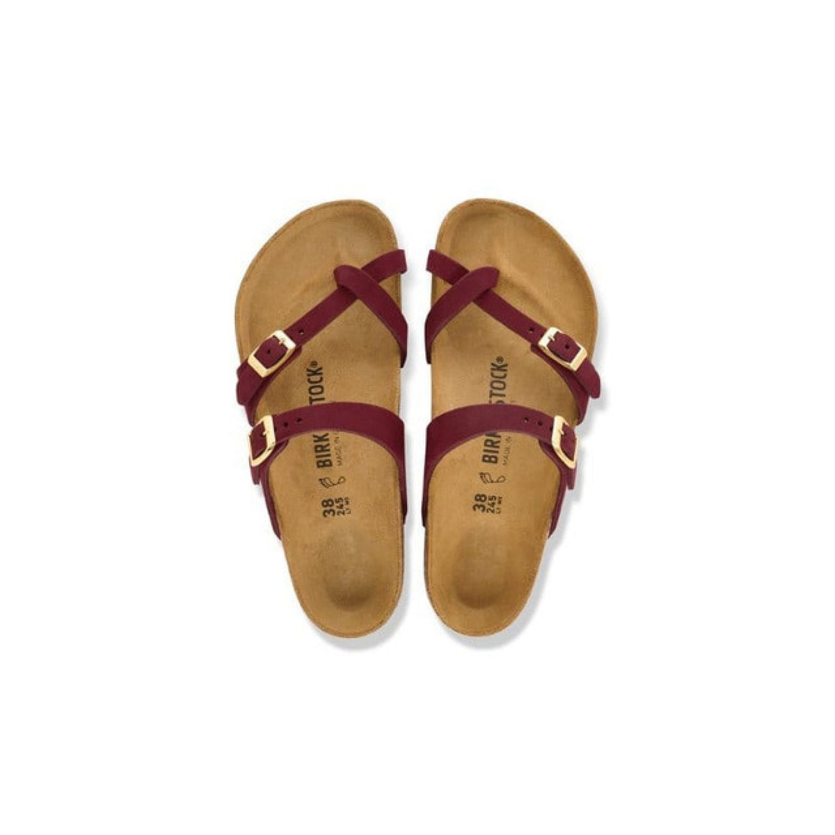 Sandalo mayari birkenstock in pelle nabuk