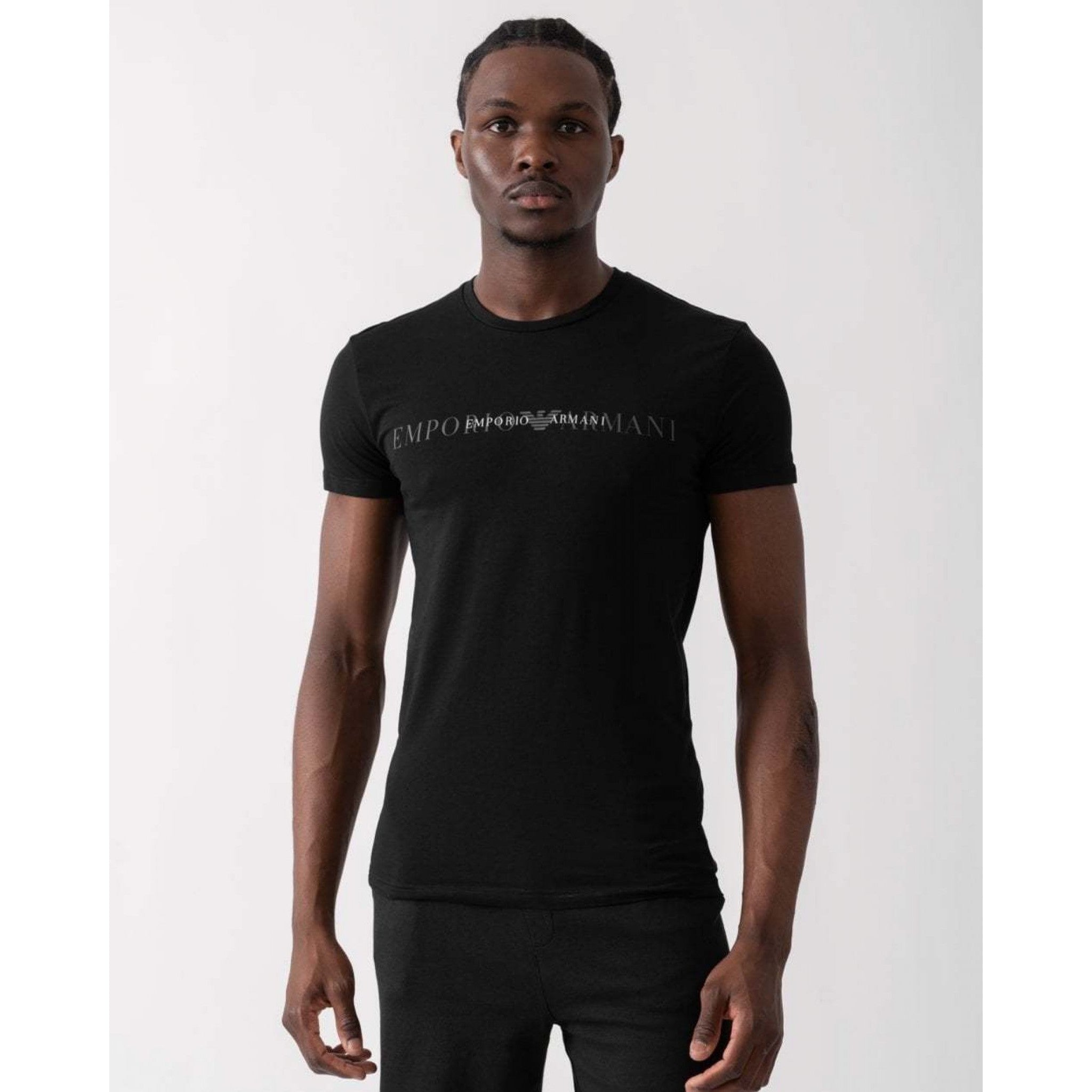 T shirt emporio armani underwear scritta centrale