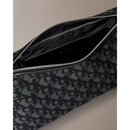 Calvin klein borsa da spalla in jacquard con logo