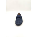 Mocassino in camoscio con morsetto f.gomma