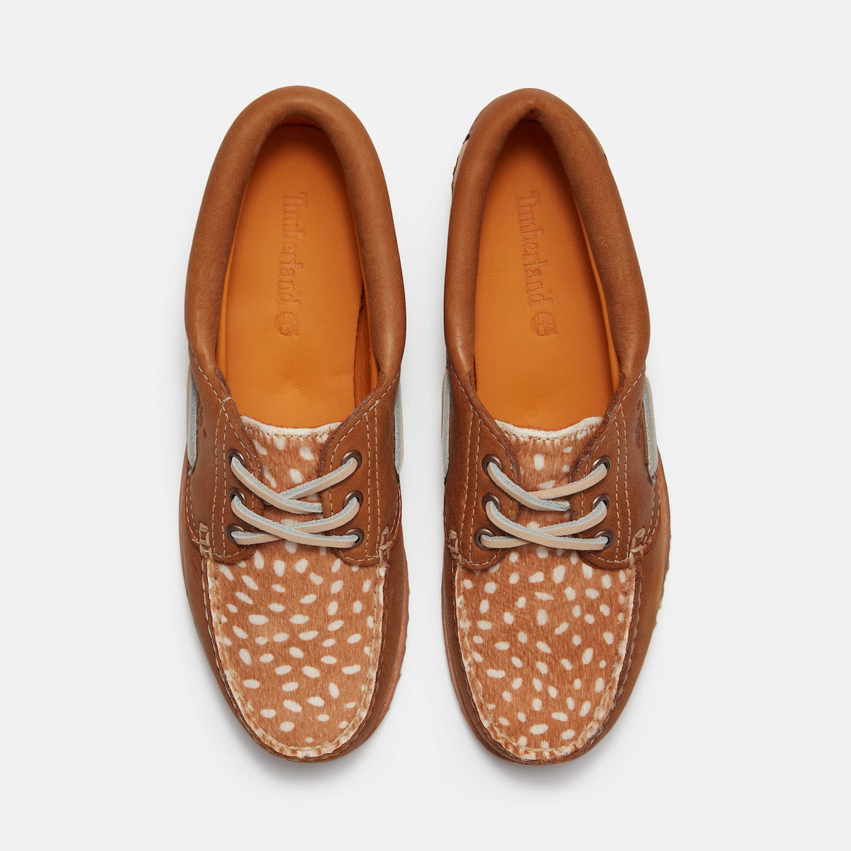 Authentic 3 eye boat shoe timberland pelle